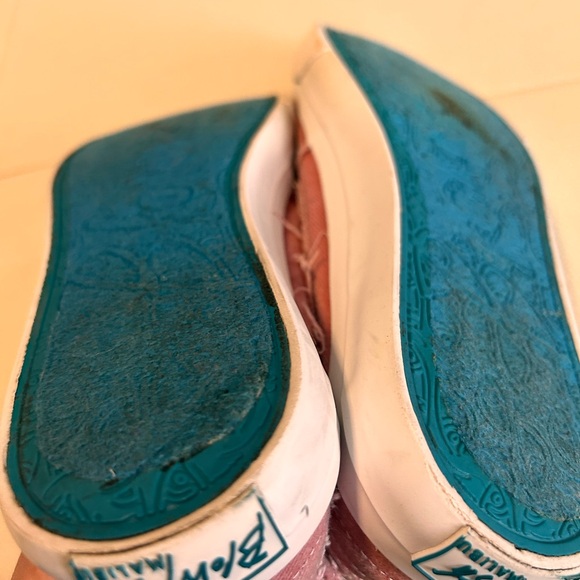 Blowfish Malibu Sneakers Dusty Pink Women's Shoes-8 Coral Slip On Canvas Casual - Picture 8 of 10